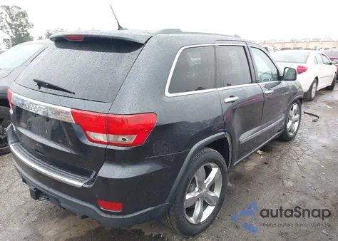 2013 Jeep Grand Cherokee Overland z USA, uszkodzony, nr VIN 1C4RJFCT2DC525188